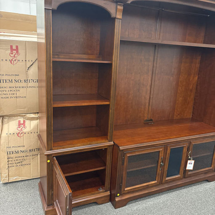 Hooker Dark Brown 4-Pc Media Center