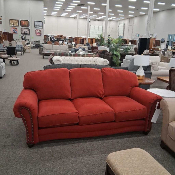 Lane Red Fabric Sofa