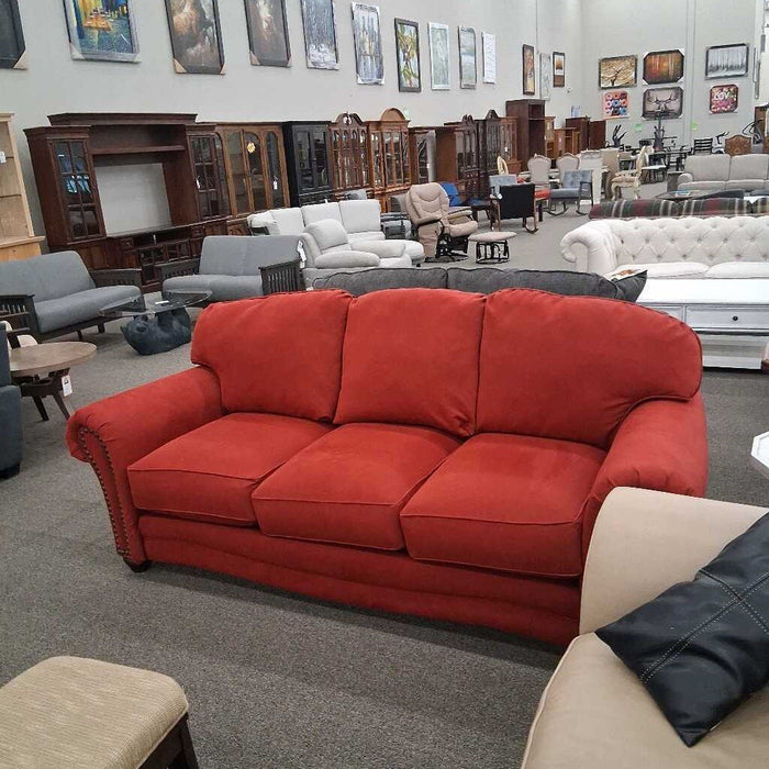Lane Red Fabric Sofa