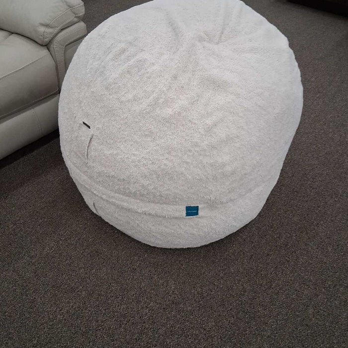 White Lovesack Beanbag Chair