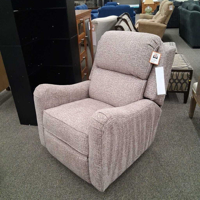 England Furniture Gray Fabric Rocker Recliner