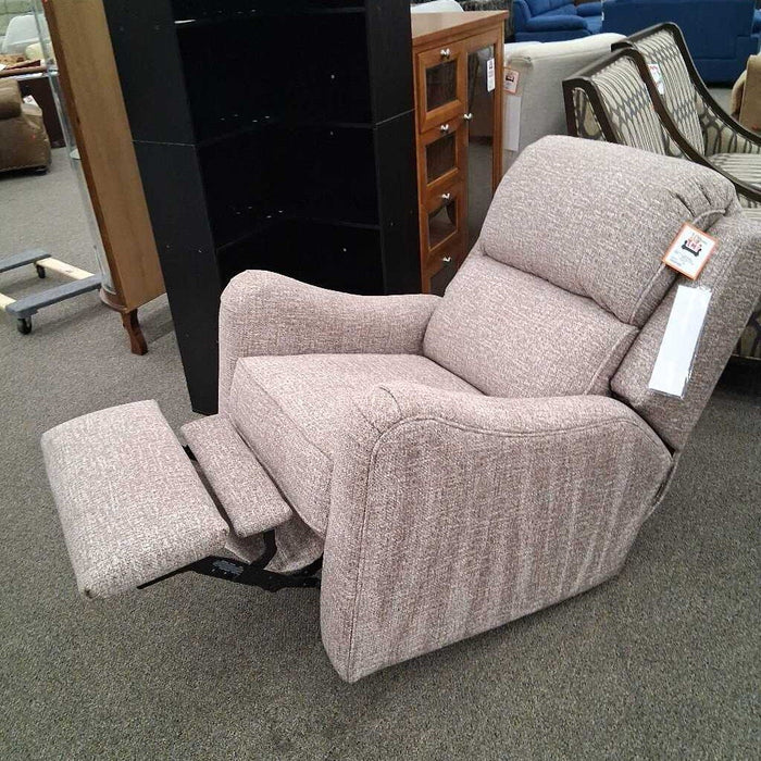 England Furniture Gray Fabric Rocker Recliner