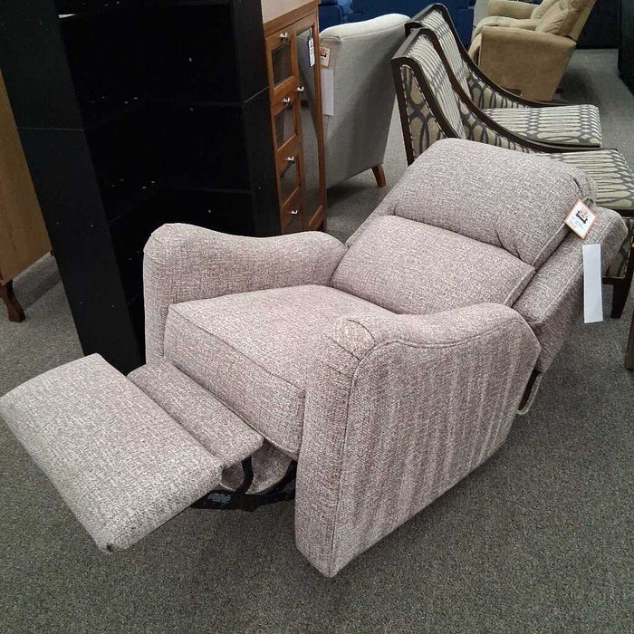 England Furniture Gray Fabric Rocker Recliner