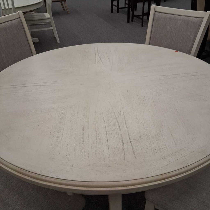 New Classic Cream Dining Table w/ 4 Chairs