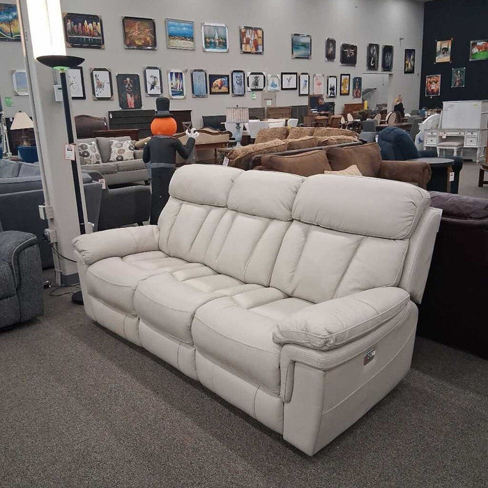 Timberland White Pwr Reclining Sofa