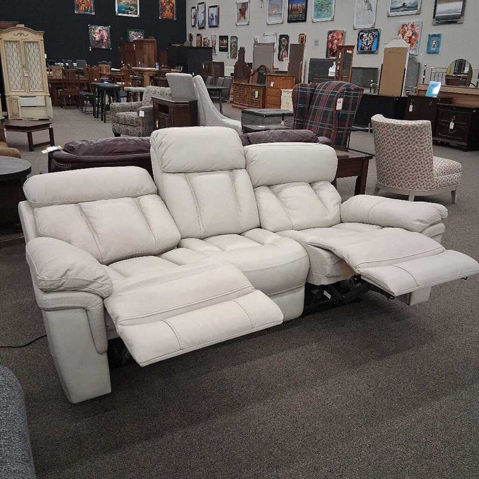 Timberland White Pwr Reclining Sofa