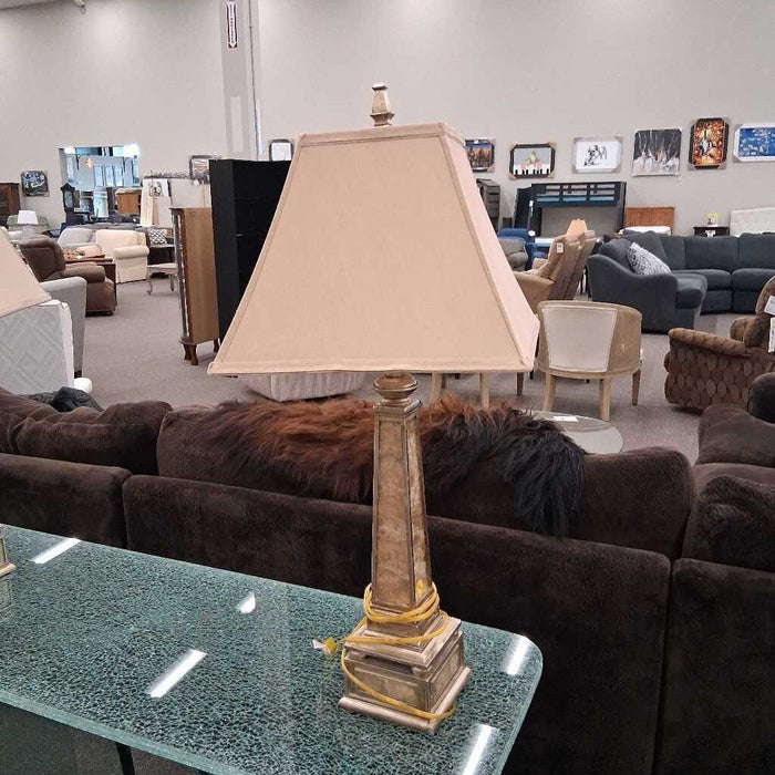Pair Of Pearl Sided Lamps