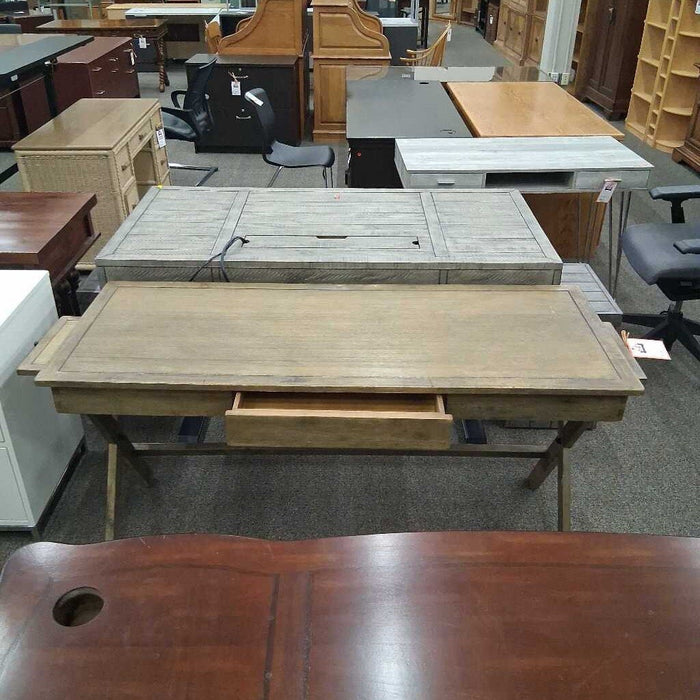 Tan Writing Desk w/ Drawer