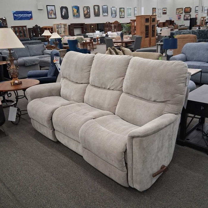 LaZboy Beige Wall Hugger Reclining Sofa