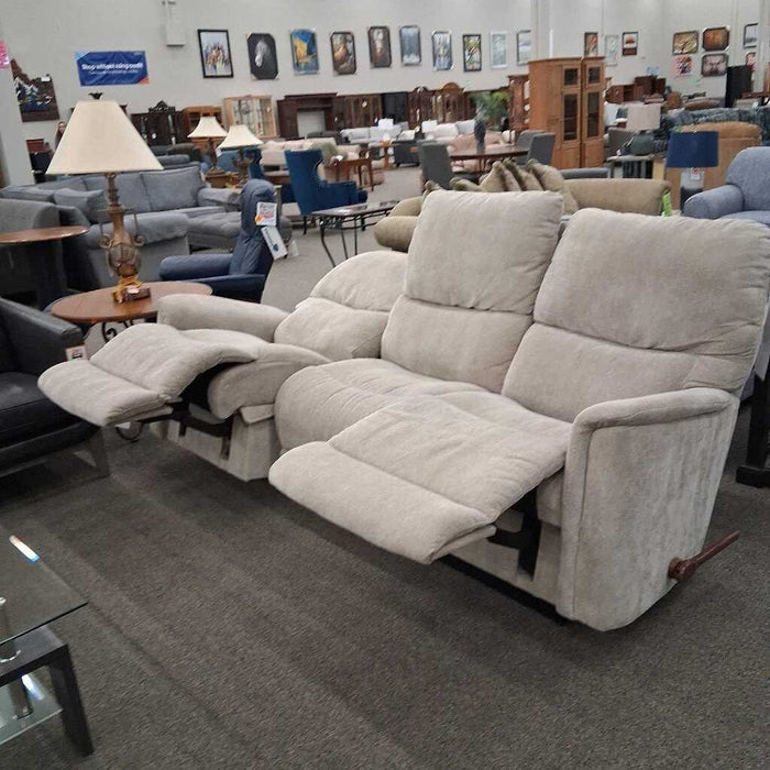 LaZboy Beige Wall Hugger Reclining Sofa