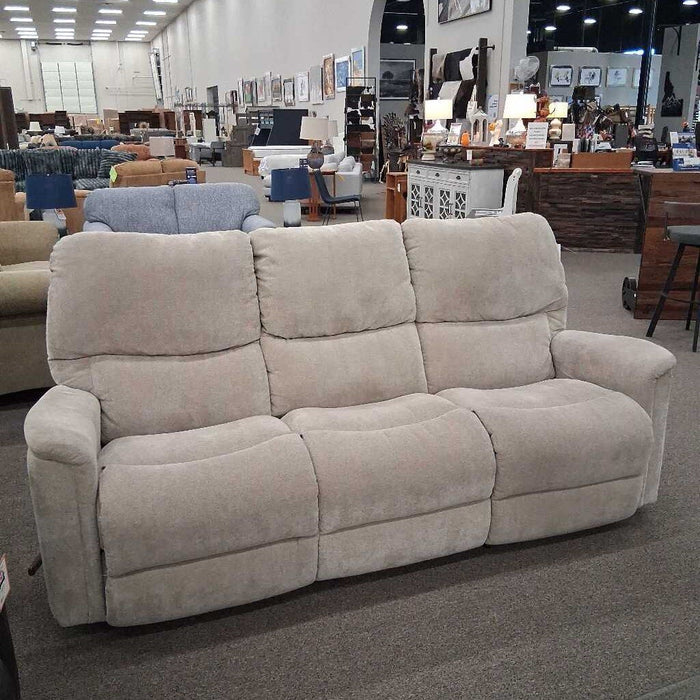 LaZboy Beige Wall Hugger Reclining Sofa