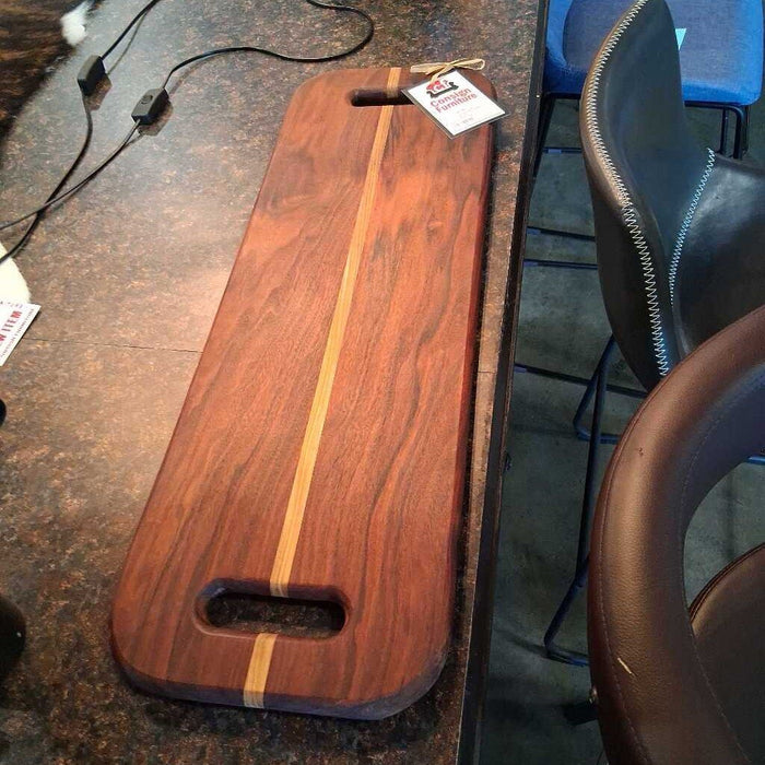 Custom Dark Wood Charcuterie Board