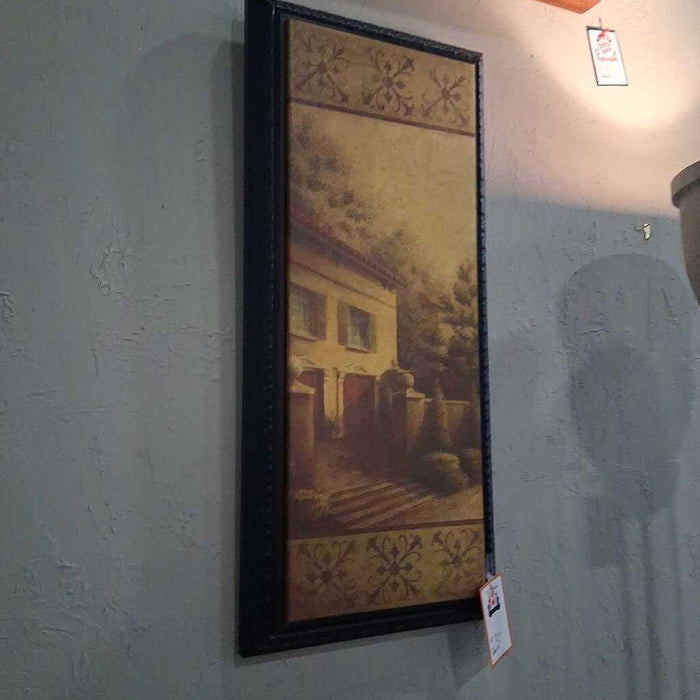 Small Tuscan Style Framed Canvas
