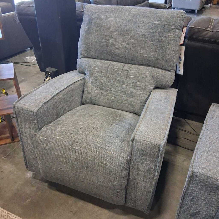 LaZboy Blue Fabric PWR Recliner