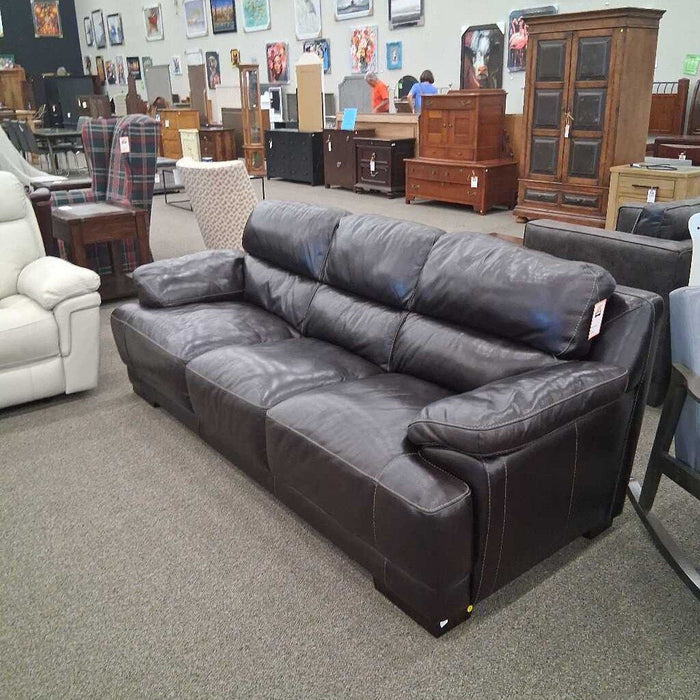 Brown Leather Sofa