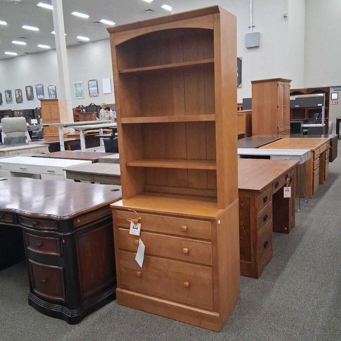 Ethan Allen Blonde 2 Pc Book Shelf