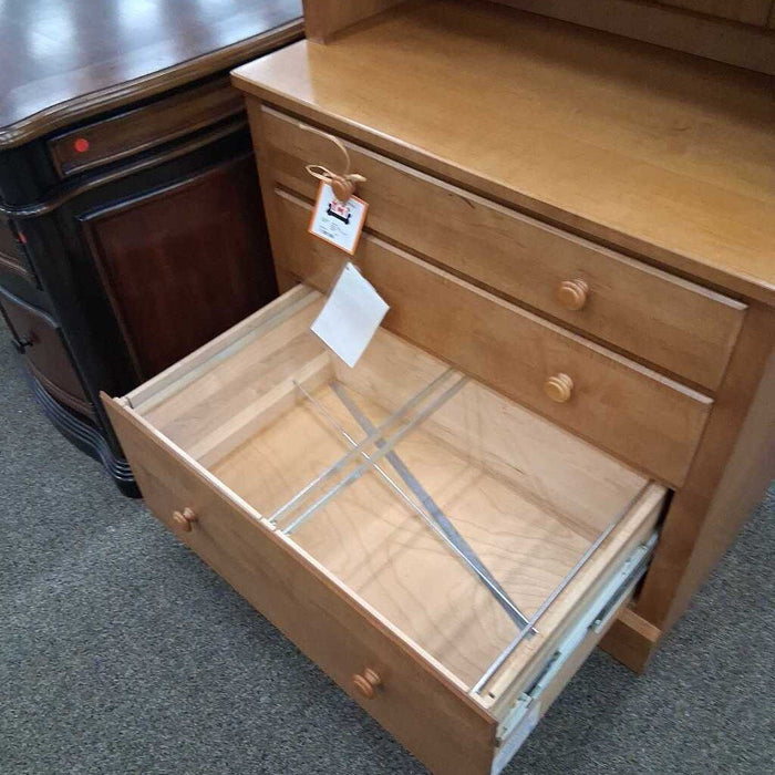 Ethan Allen Blonde 2 Pc Book Shelf