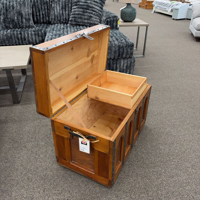 Oak Trunk w/ Metal Accents