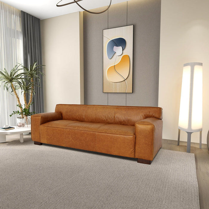Morgan - Waxy Sofa - Cognac