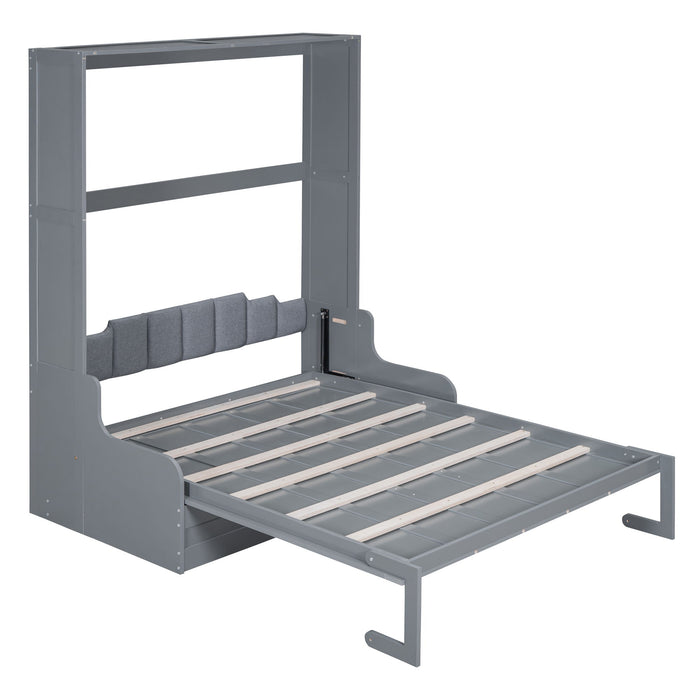 Murphy Wall Bed With Cushion, Space Saving Design, And Construction