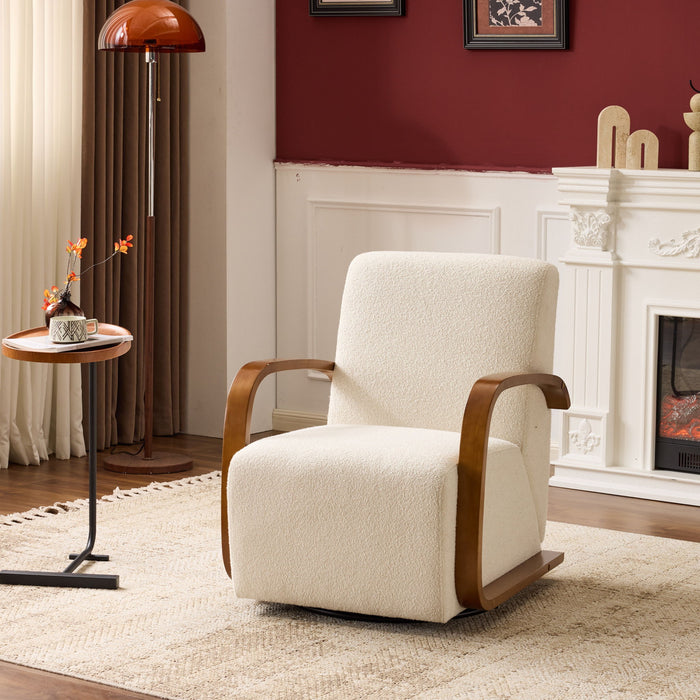 360° Swivel Accent Chair - Beige