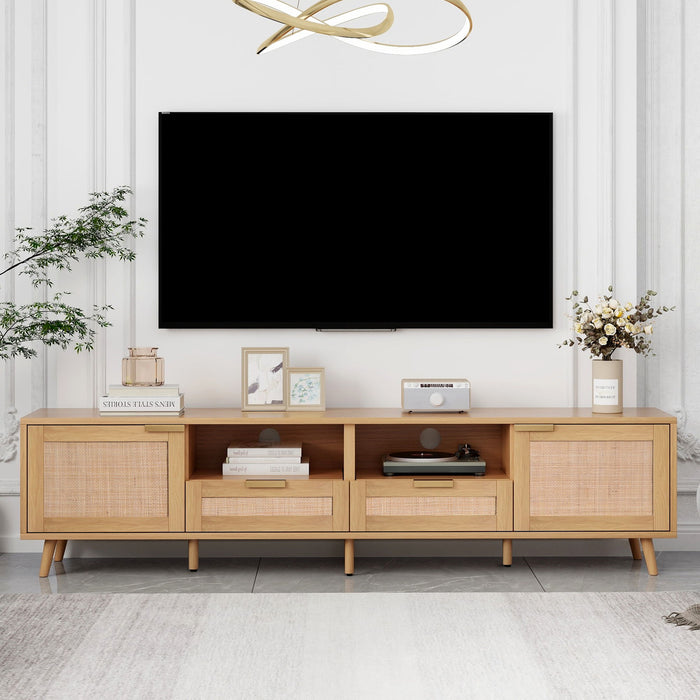 TV Stand, Media Console With Cable Management