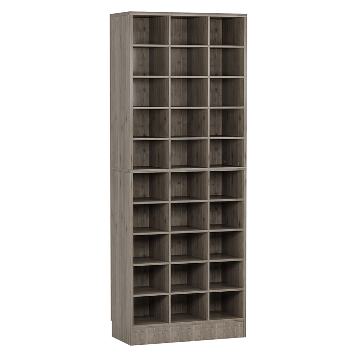 10 Tier Shoe Storage Cabinet With 30 Cubbies
