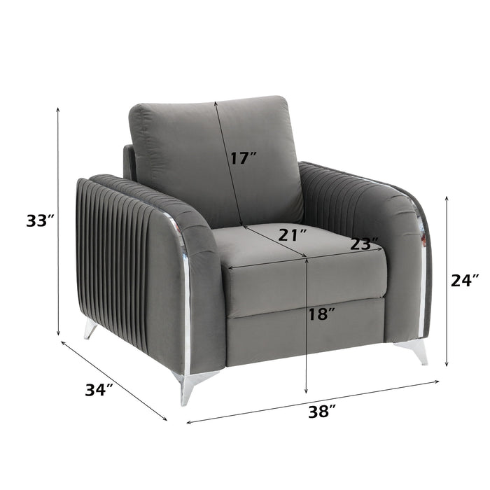 Wenona - Velvet Living Room Set