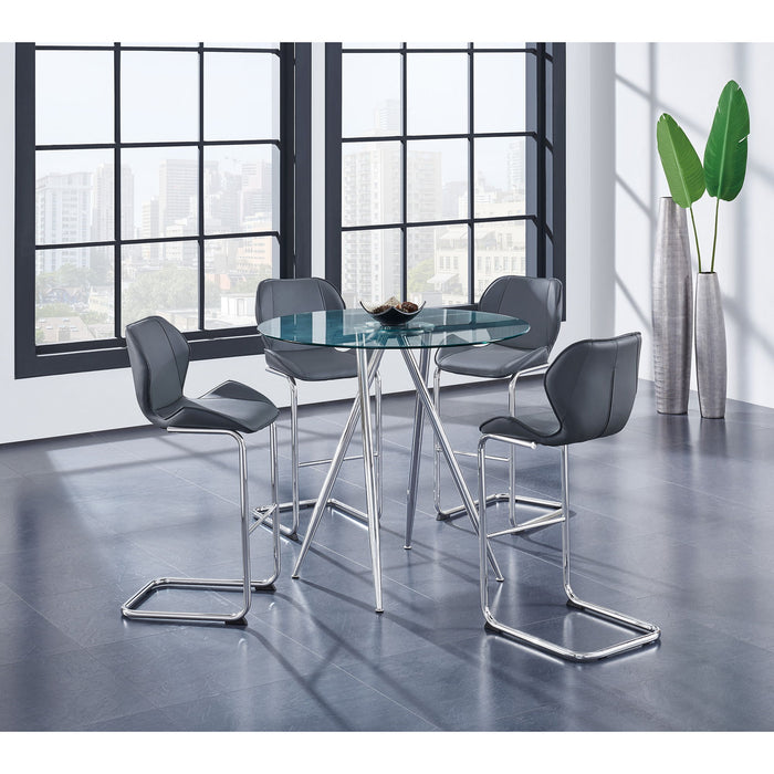 Charlotte - 4 Piece Bar Stool Set With Bucket Seats