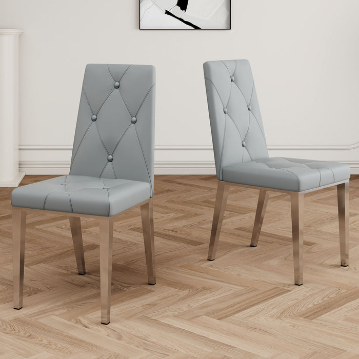 Modern Light Luxury Dining Chair (Set of 2)