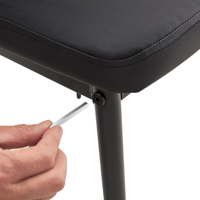 Modern Dining Chair (Set of 6) With Comfortable - Black