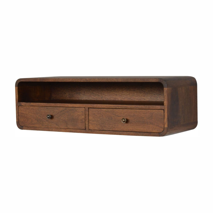 Floating Open Console - Chestnut