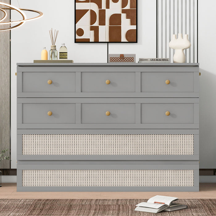 Murphy Bed With Large Drawers, Space Saving Design