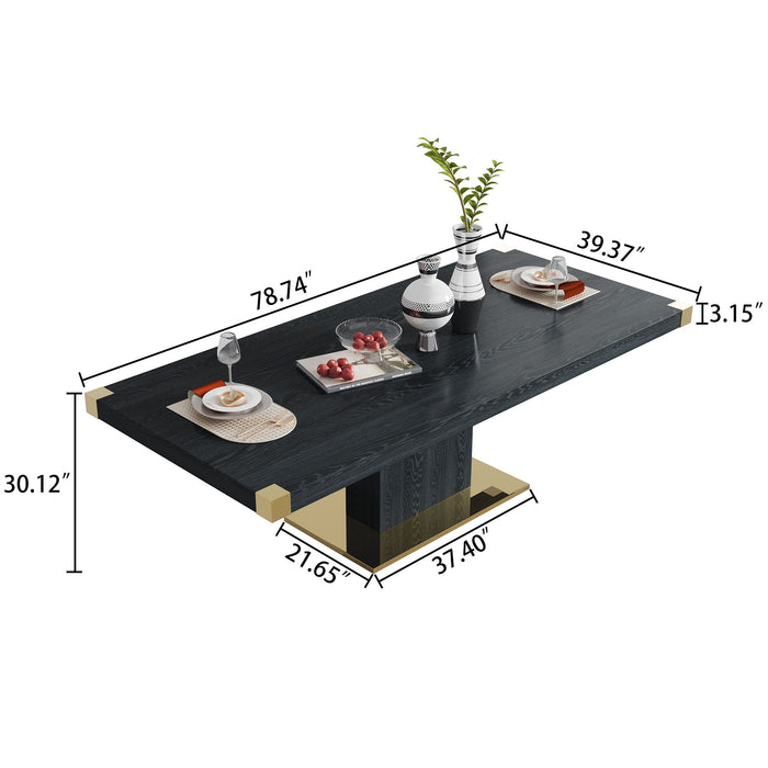 Top Dining Table With Finish Corner