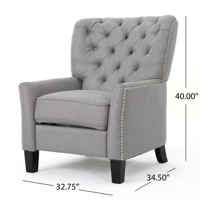 Modern Push Back Recliner