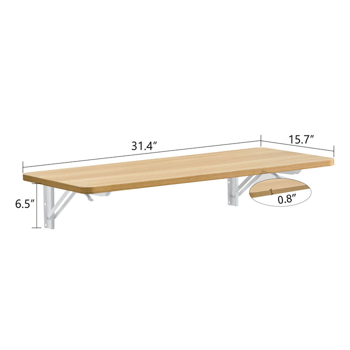 Wall Mounted Folding Table For Small Spaces, Fold Down Desk, Workbench