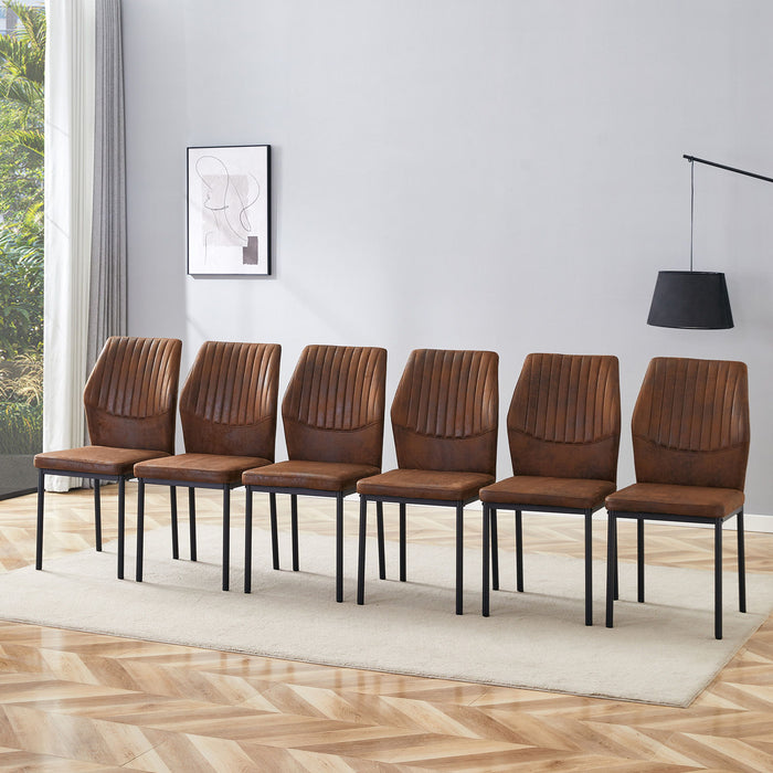 Luxury Simple Chair With Metal Leg
