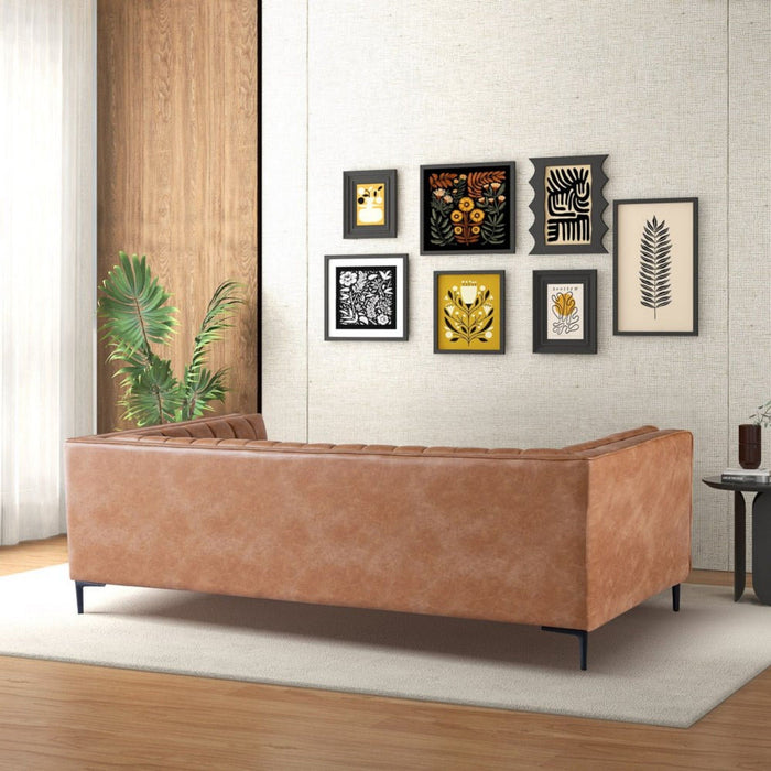 Angelina - Channel Tufted Sofa