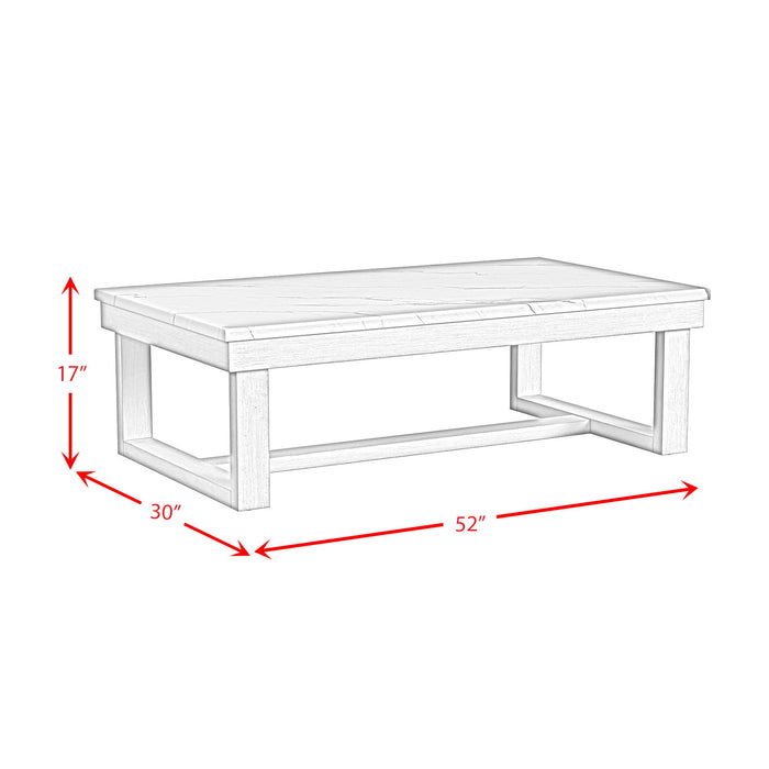 Catilin - 3 Piece Occasional Table Set - White