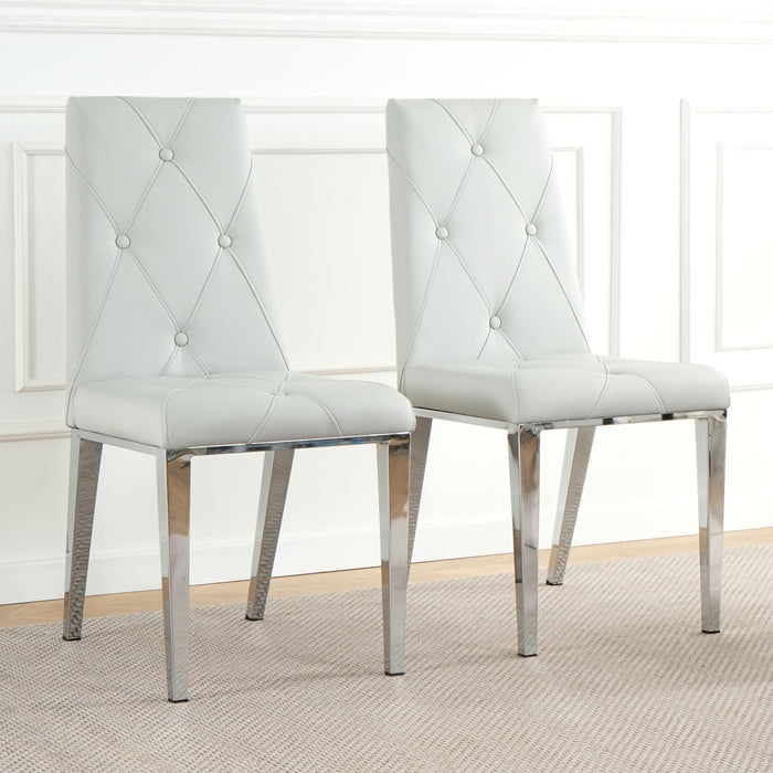 Modern Light Luxury Dining Chair (Set of 2)