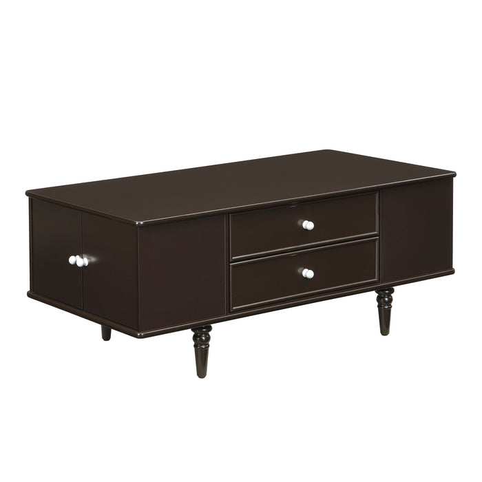 Modern Rectangle Coffee Table With Four Drawers