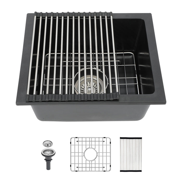 Modern Quartz Kitchen Sink Undermount Granite Composite