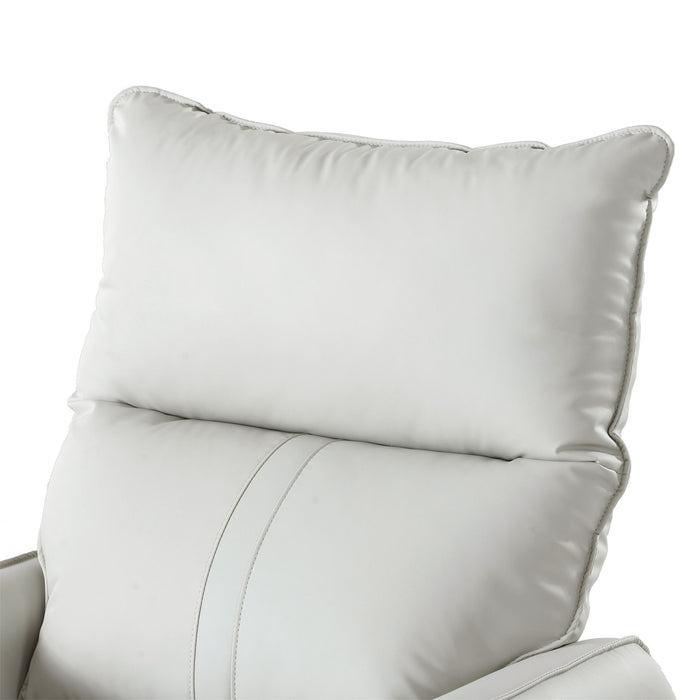360° Modern Small Rocking Swivel Recliner Chair With Side Pocket