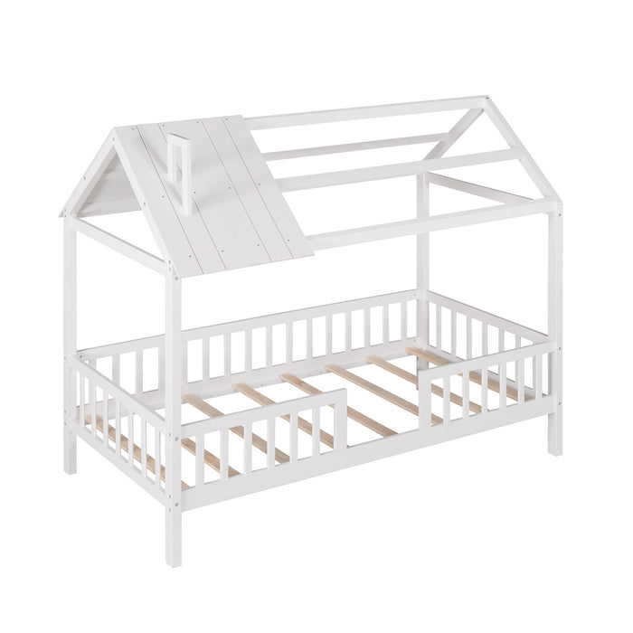 House Bed With Fence
