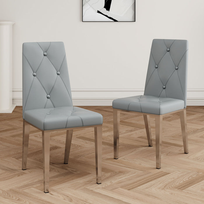 Modern Light Luxury Dining Chair (Set of 2)