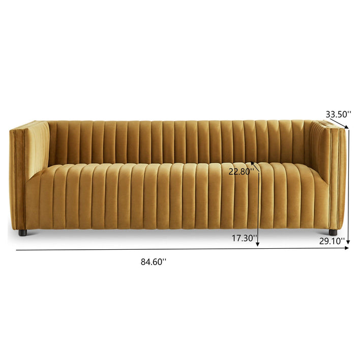 Dominic - Channel Tufted Sofa