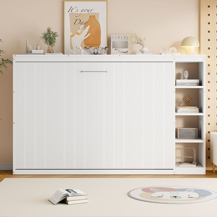 Murphy Bed With Bookshelf And Storage