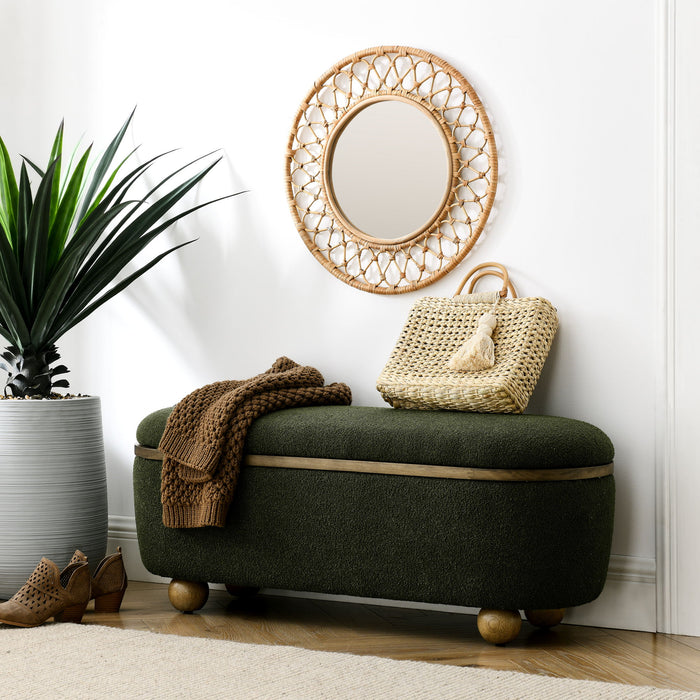 Modern Ottoman Bench Upholstered Seating With Storage