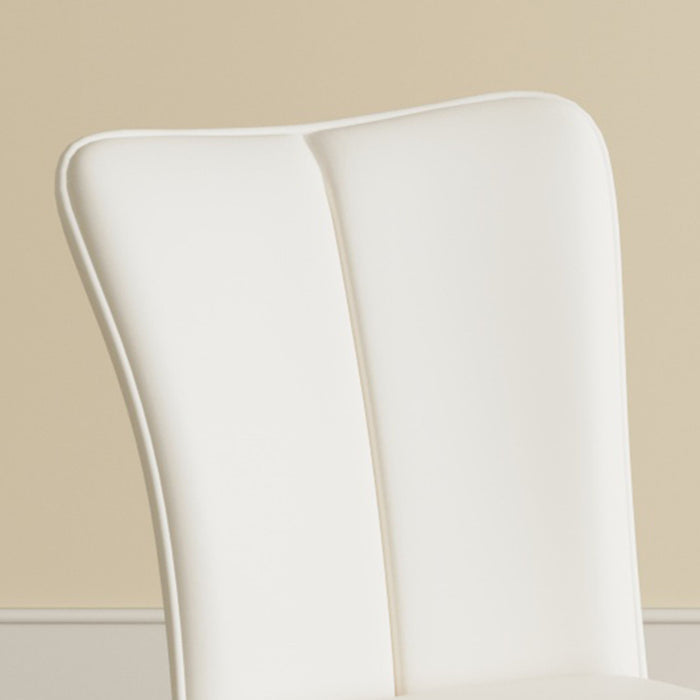 Modern Minimalist Dining Chairs With Metal Legs