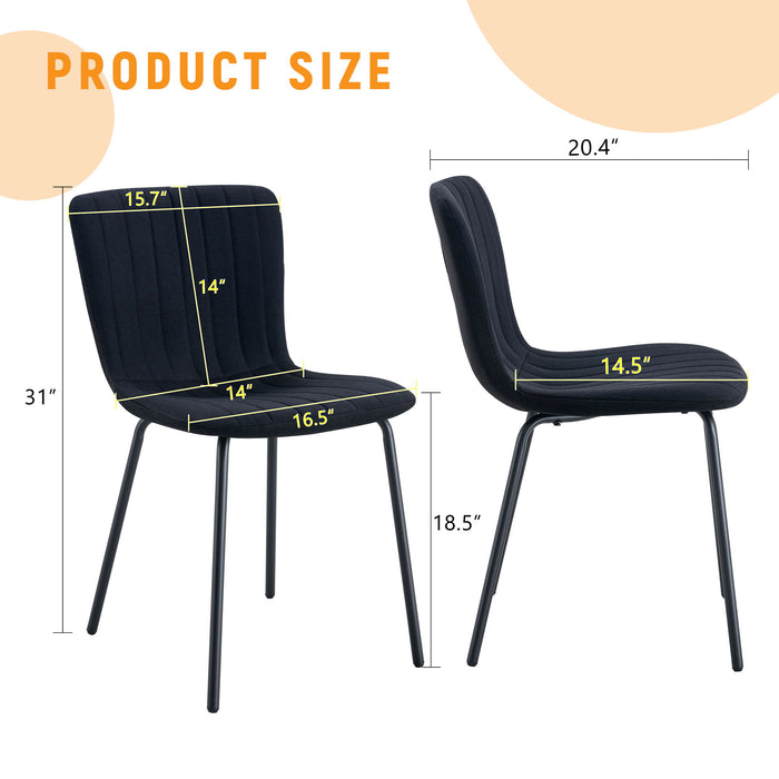 Luxury Minimalist Dining Chairs (Set of 4)